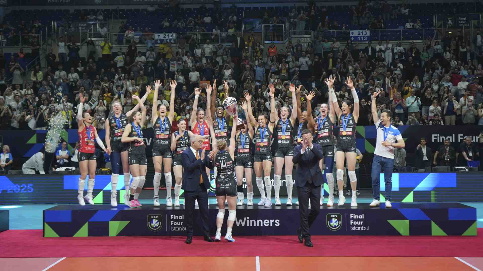 L'Imoco Conegliano ha vinto la Champions League di volley femminile
