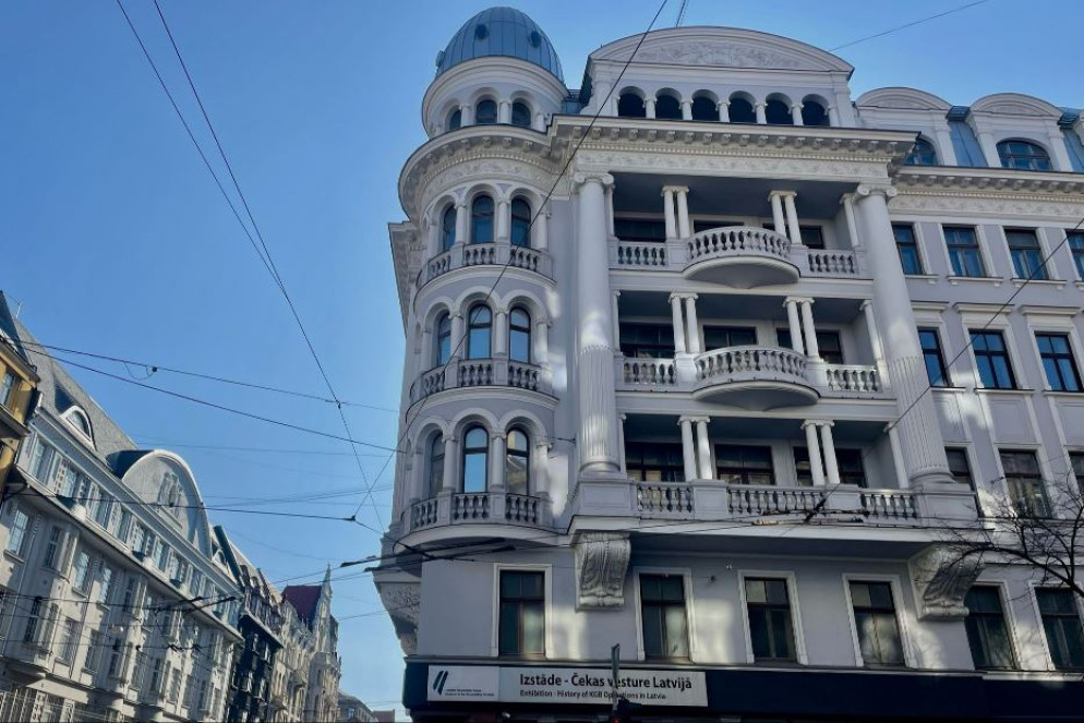 Casa dell’Angelo o più comunemente Corner House storica sede del KGB a Riga oggi trasformata in museo e luogo della memoria