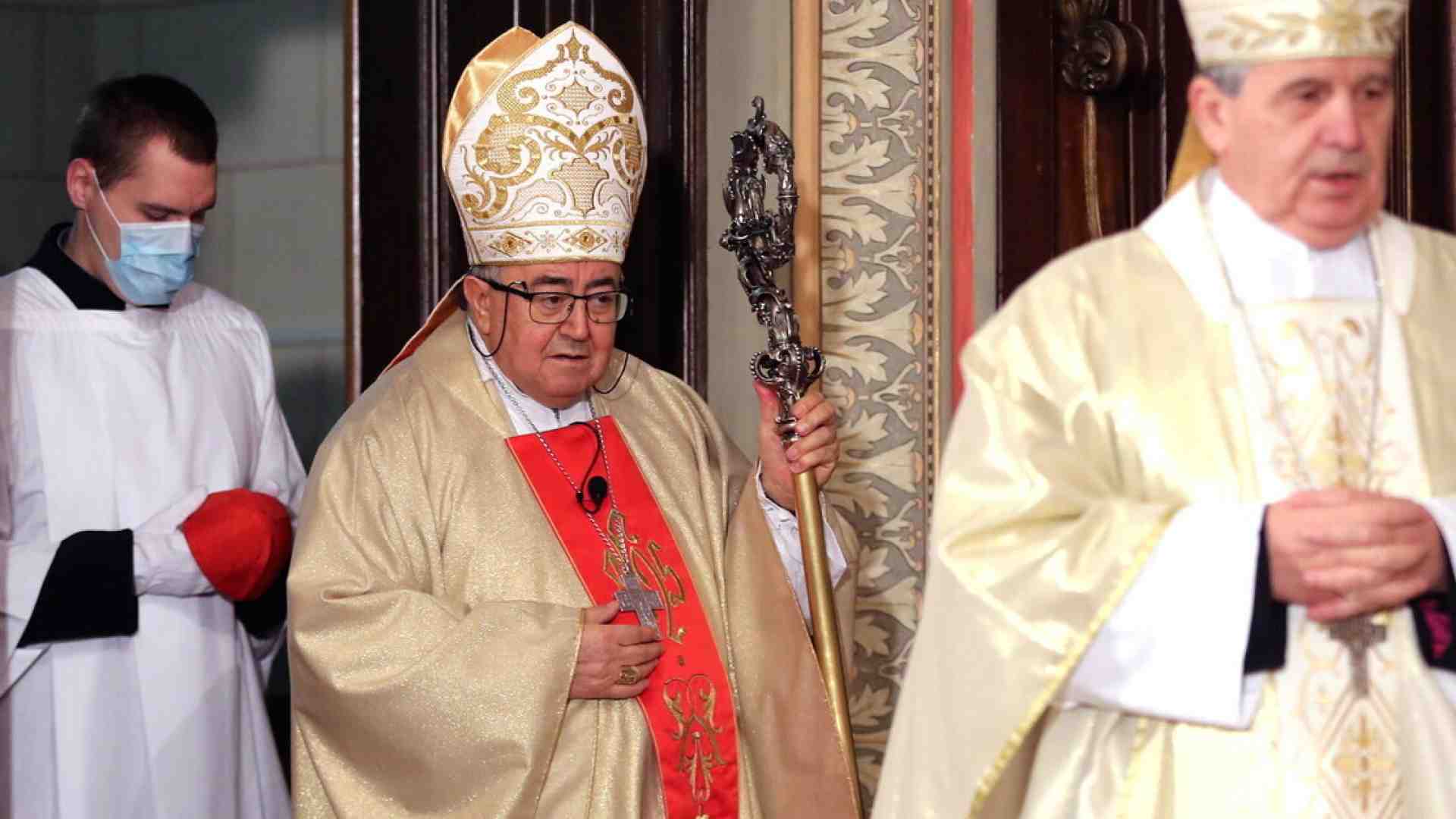Auguri al cardinale Puljic