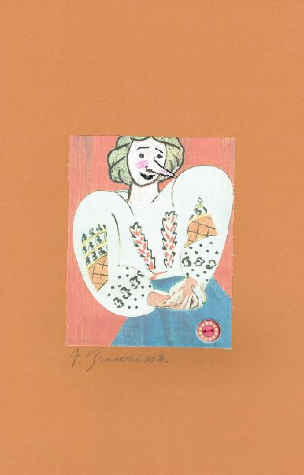 "Pinocchio?", un disegno di Andrea Branzi in mostra all'Adi Design Museum per la mostra "Carissimo Pinocchio," - .