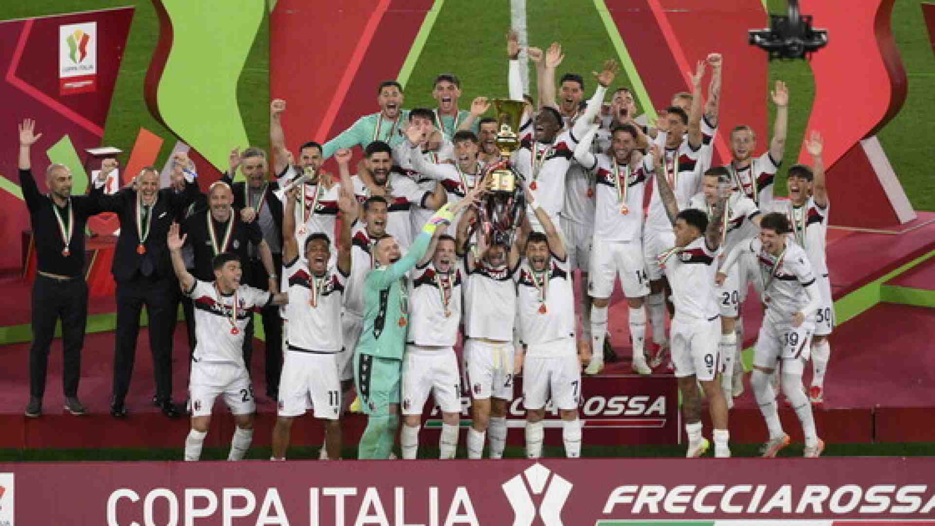 Il Bologna ha vinto la Coppa Italia. Una gioia rimandata 51 anni