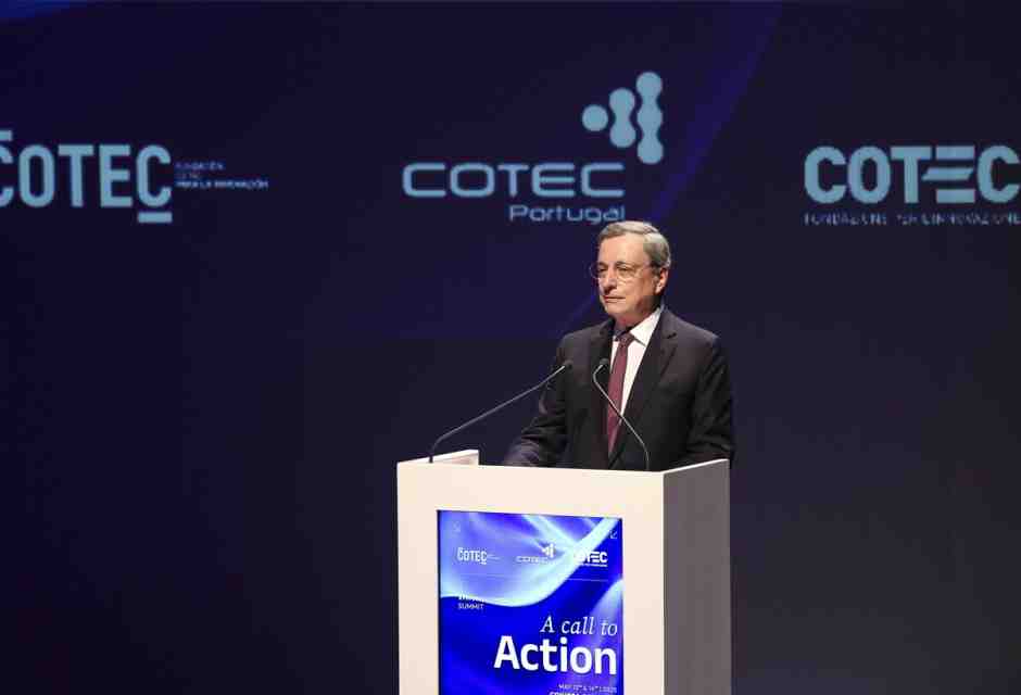 Al simposio Cotec, Draghi suona la sveglia all’Europa. Crescita, dazi, debito comune e cybersicurezza