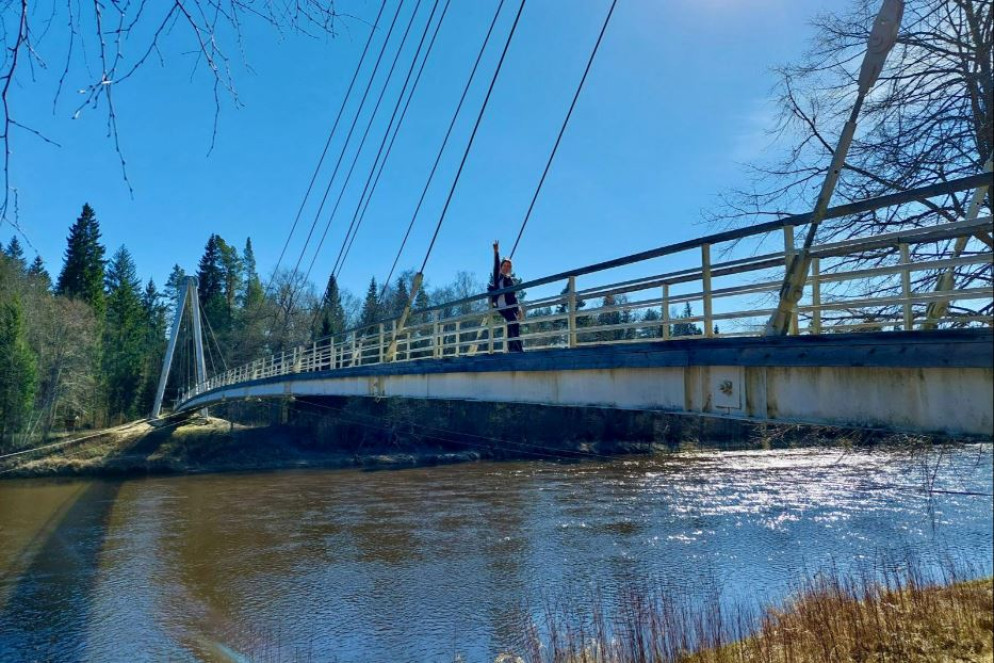 Il ponte sulla Gauja