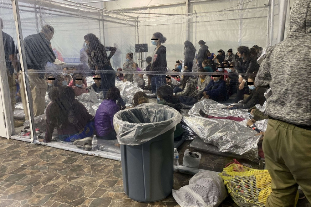 Il centro per immigrati di Donna, in Texas - Reuters