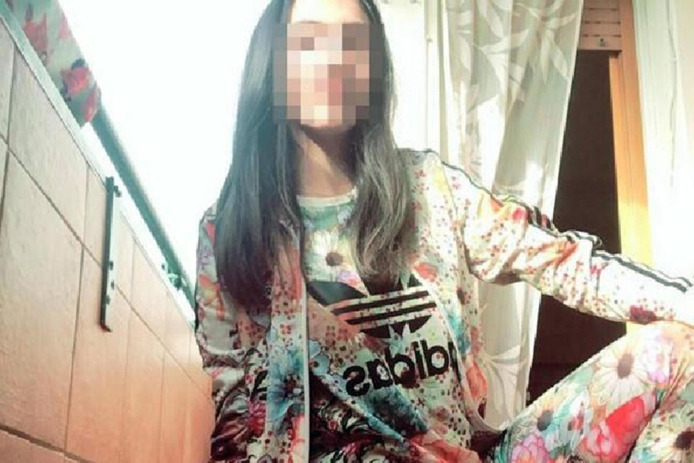 Un'immagine di Desiree Mariottini tratta dai social