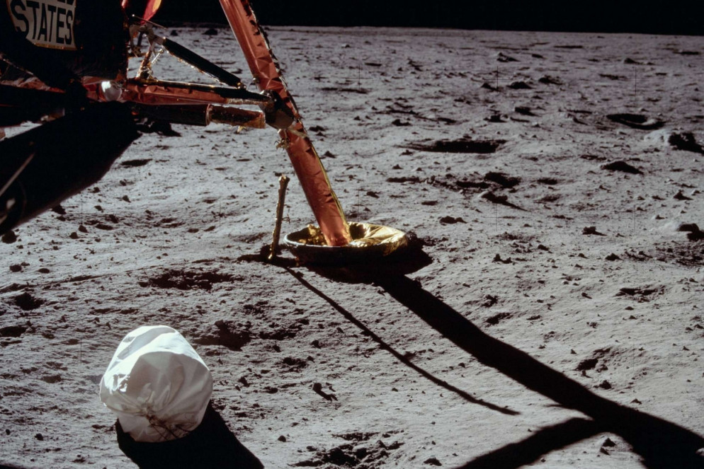 Particolare del modulo lunare (Foto Nasa)