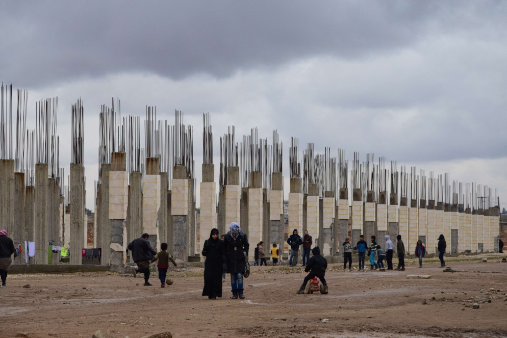 Il campo profughi di Jibrin ad Aleppo