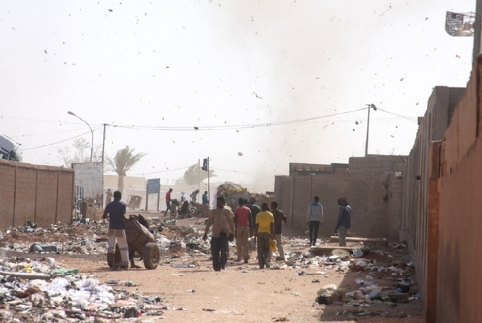 La città di Agadez, in Niger, punto di partenza per le traversate transahariane dei migranti (foto Koffi Fraschini)