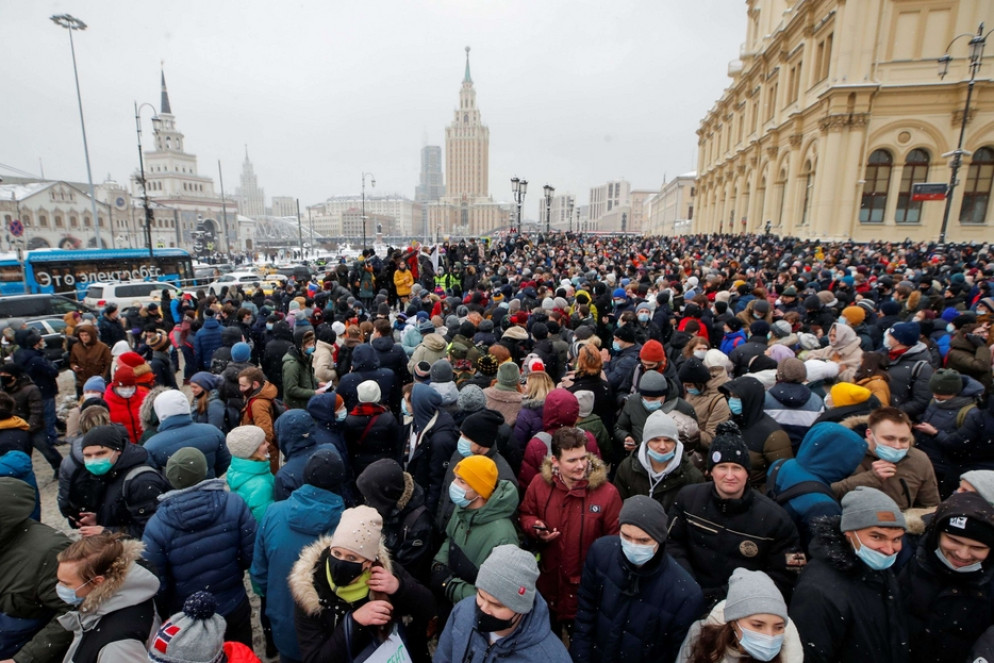 I sostenitori di Navalny a Mosca - Reuters