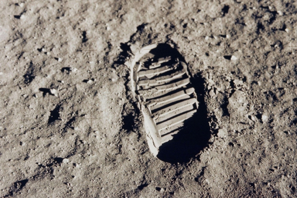 La prima impronta dell'uomo sulla luna fu di Neil Armstrong