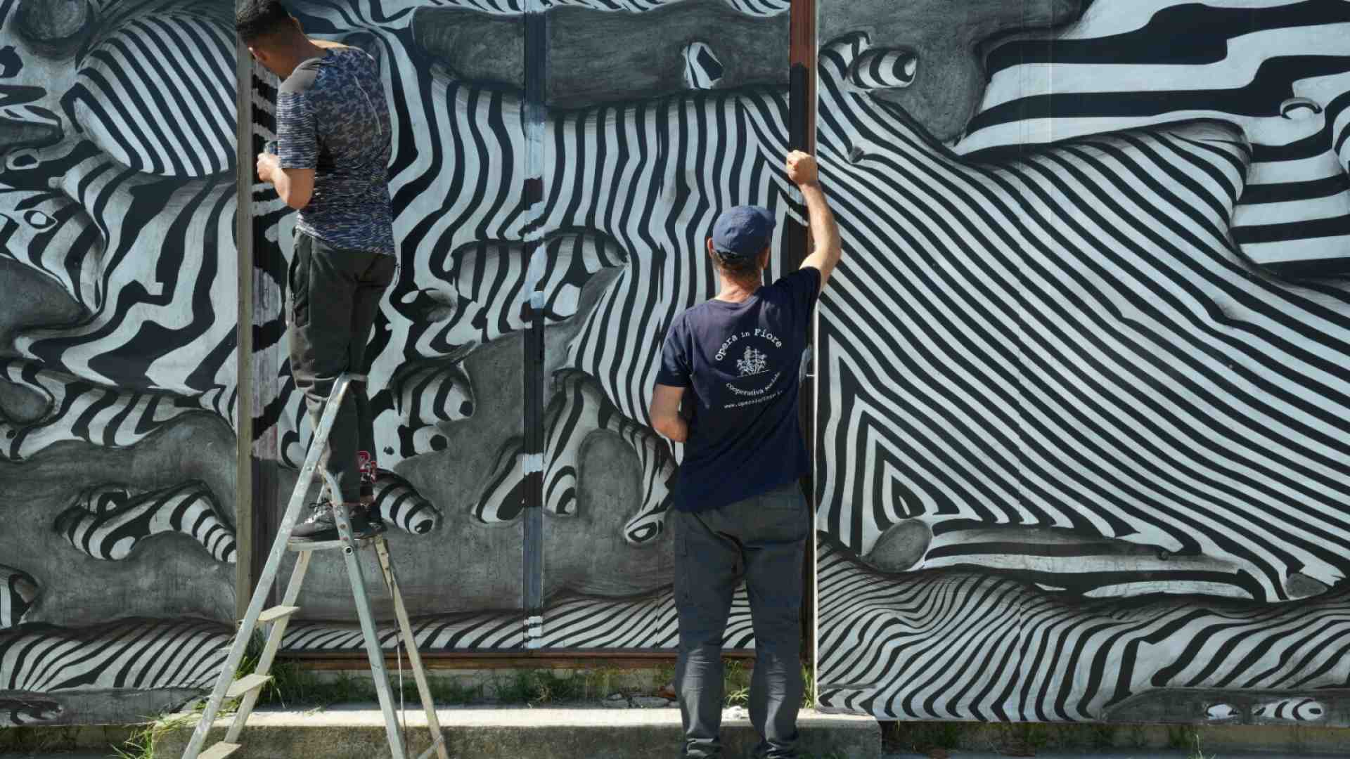 L’arte vi farà (un po’) liberi. Storia di un bel murale nel carcere di Opera