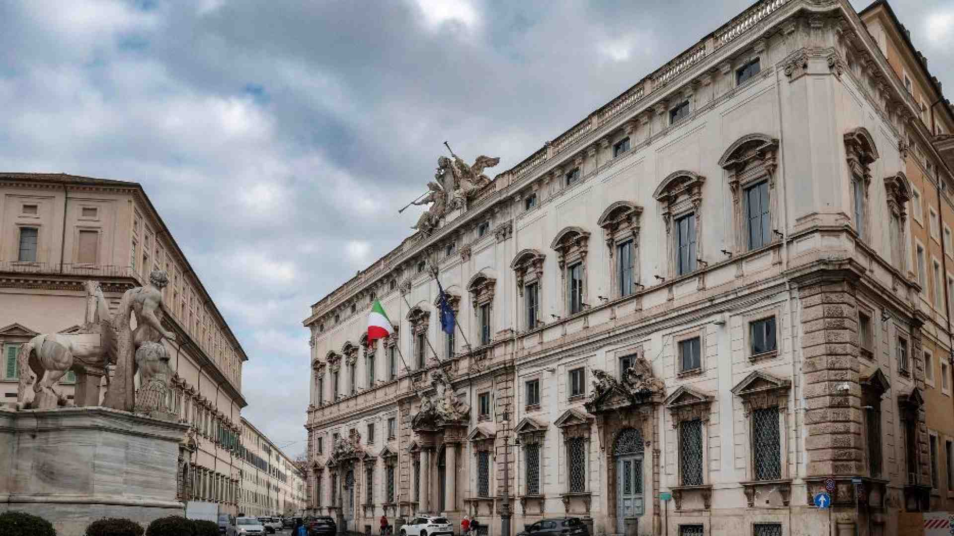 Ansa | Il Palazzo della Consulta a Roma, sede della Corte costituzionale