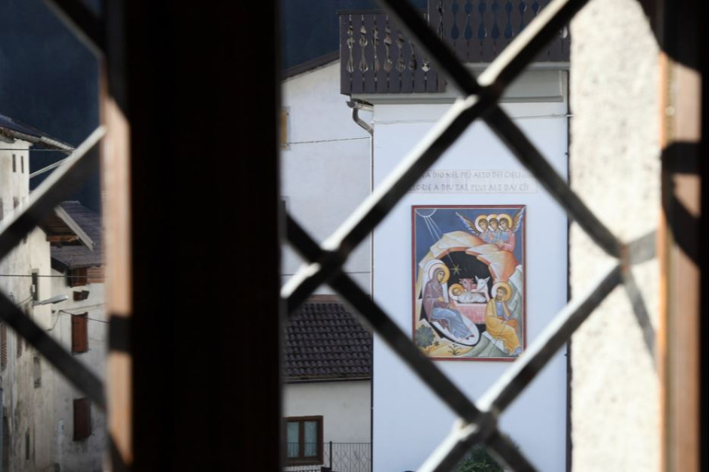 Cercivento, un'immagine del progetto “Una Bibbia a cielo aperto”: - Associazione “Una Bibbia a cielo aperto”