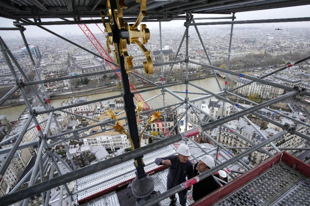 La visita di Macron - ANSA