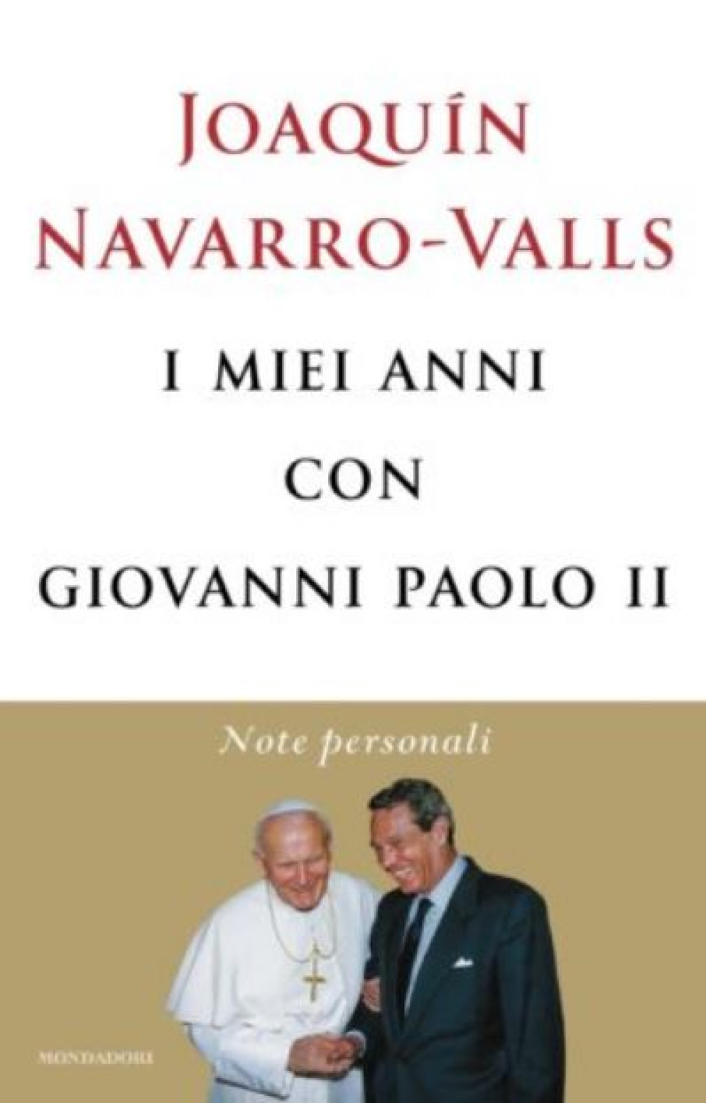 La copertina de "I miei anni con Giovanni Paolo II" - Mondadori