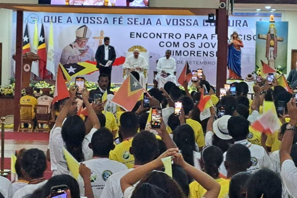 L'incontro del Papa con i giovani a Dili (Timor Est) - Pool Aigav