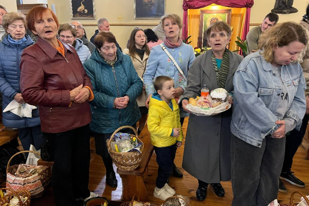 La veglia pasquale a Zaporizhzhia - Gambassi