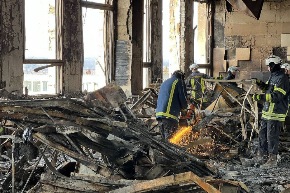 La stamperia di Kharkiv in cui è piombato un missile russo e in cui sono morti cinque dipendenti - Avvenire