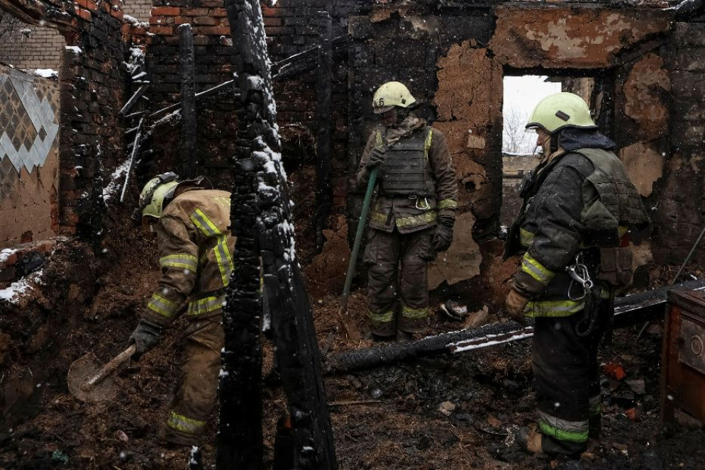 La devastazione delle case a Kharkiv dove sono morte sette persone per un raid di droni russi - Reuters