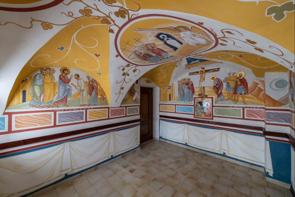 La canonica della Pieve di San Martino affrescata da Paolo Orlando - Luca Laureati / Associazione “Una Bibbia a cielo aperto”