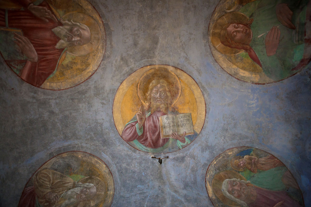 Affresco di Benozzo Gozzoli nell'oratorio di Monte Calvario - -