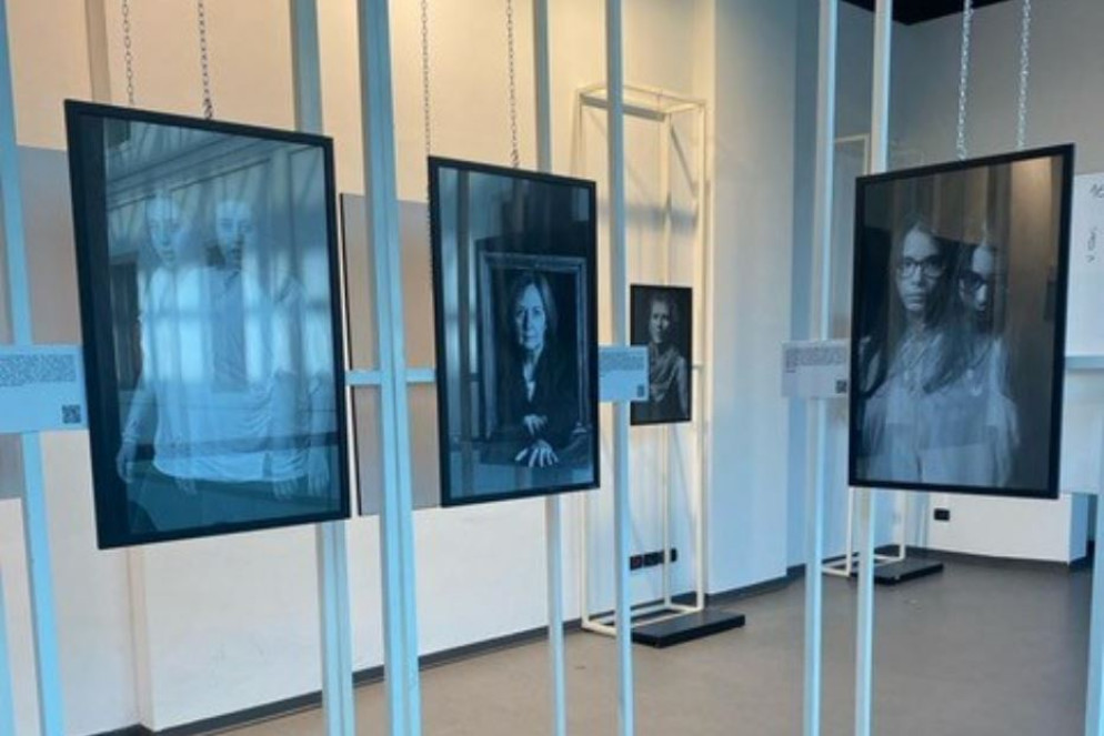 L'allestimento dell'esposizione