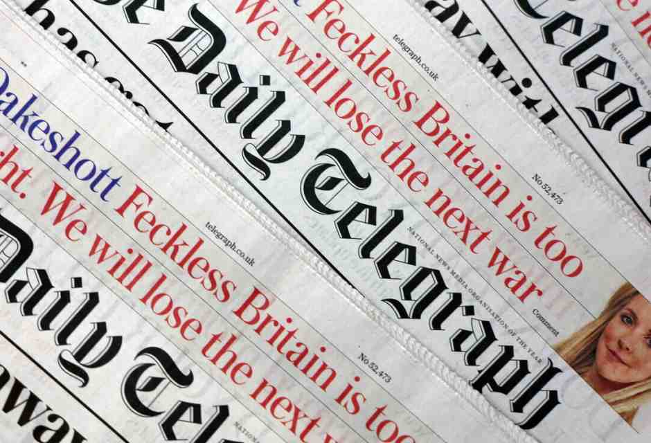 Dove punta il Daily Telegraph ora che è stato acquisito da RedBird