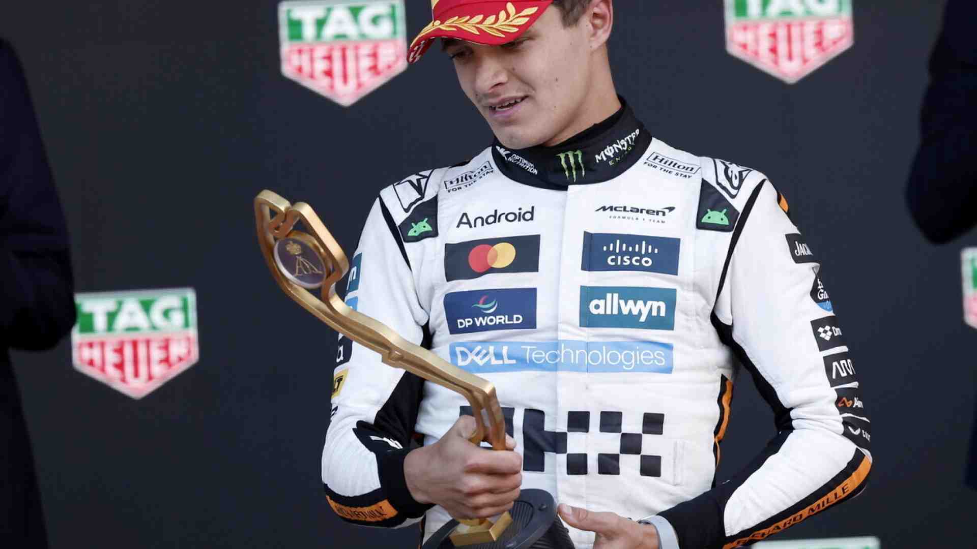 A Gp di Montecarlo Norris resiste alle aggressioni di Leclerc