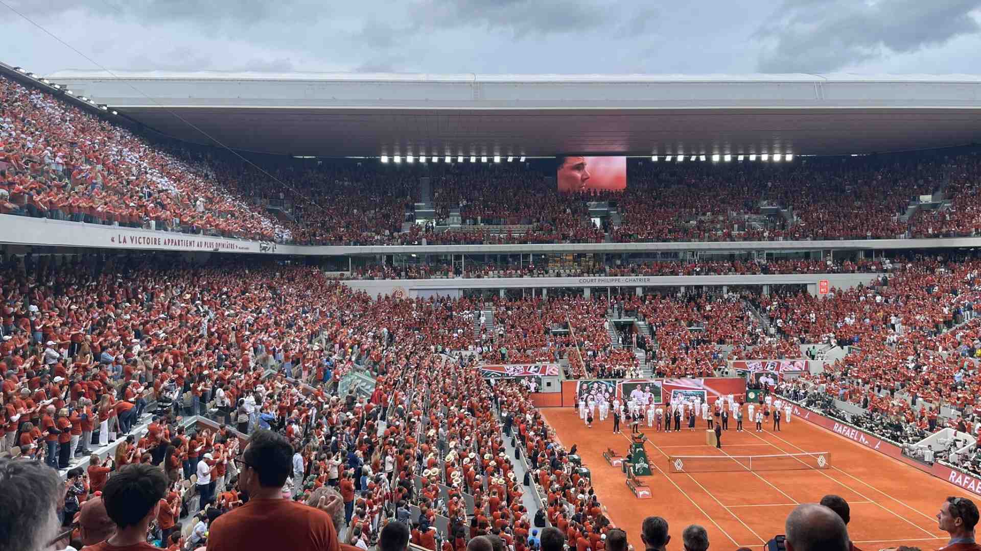 Parigi saluta Nadal con gli onori che merita