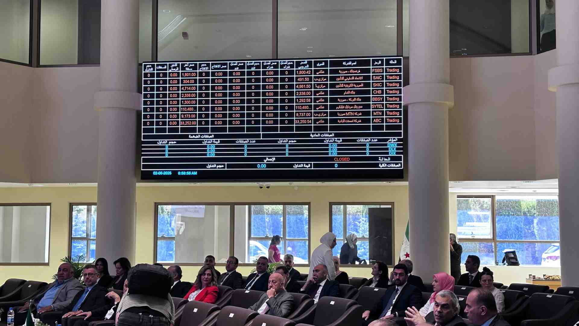 La campanella della Borsa di Damasco