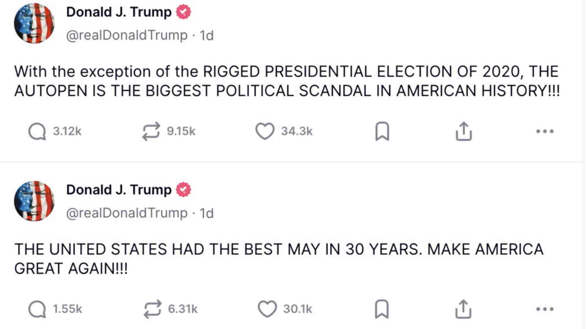 Lo "strumpatello", ovvero l'ossessivo ricorso di Trump al caps lock