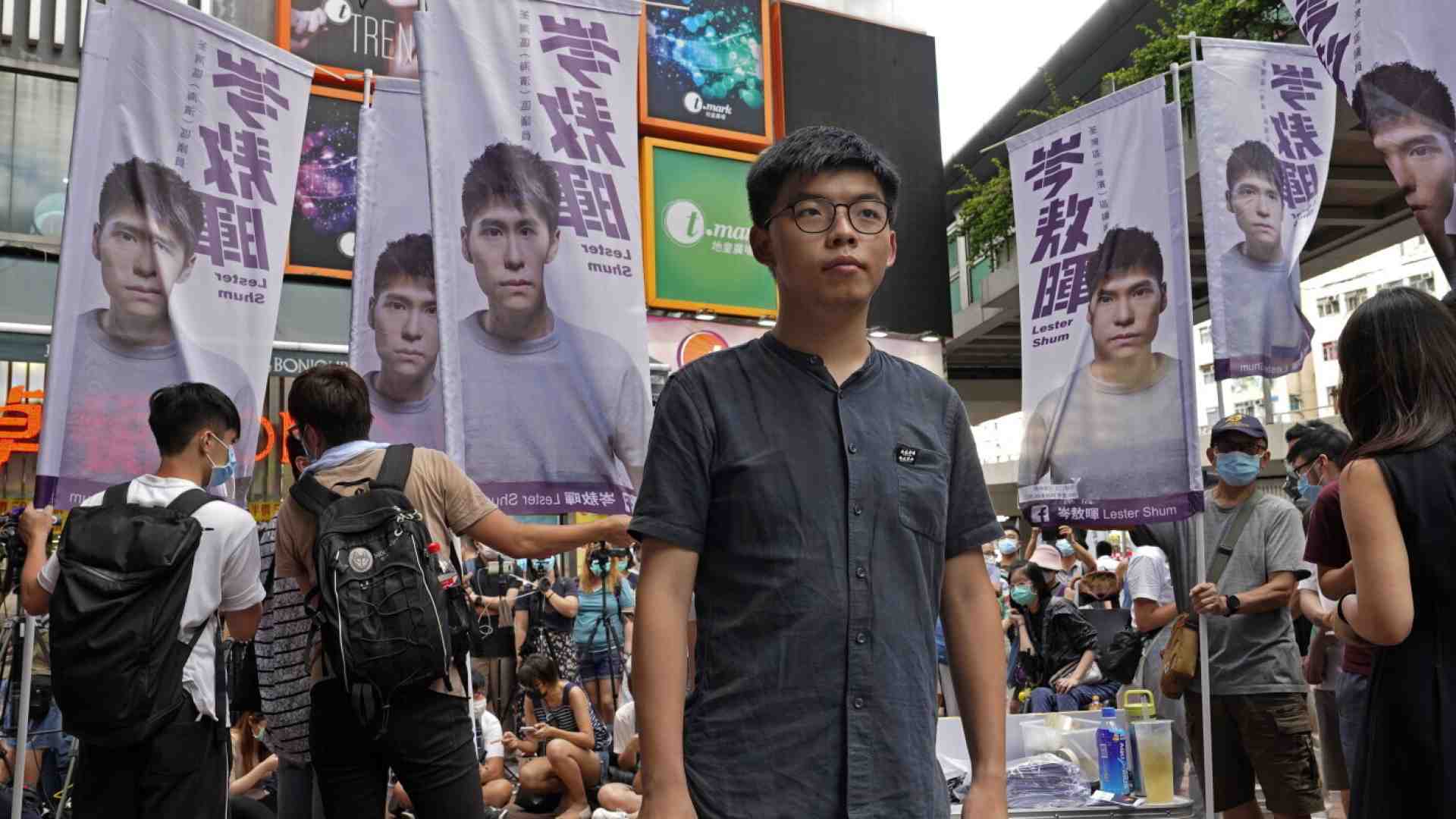 Censura e galera per Joshua Wong, anche per aver parlato in Italia
