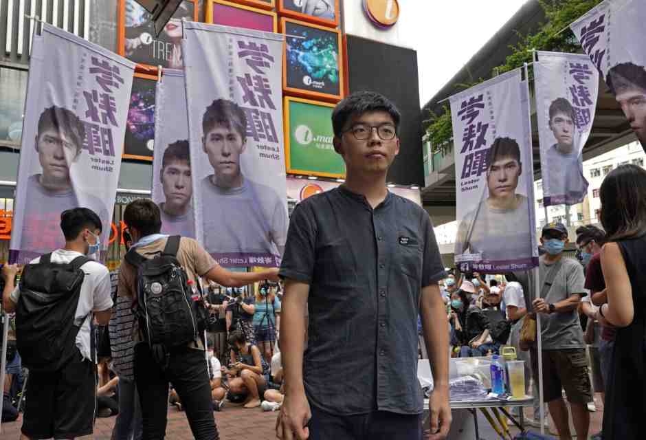 Censura e galera per Joshua Wong, anche per aver parlato in Italia