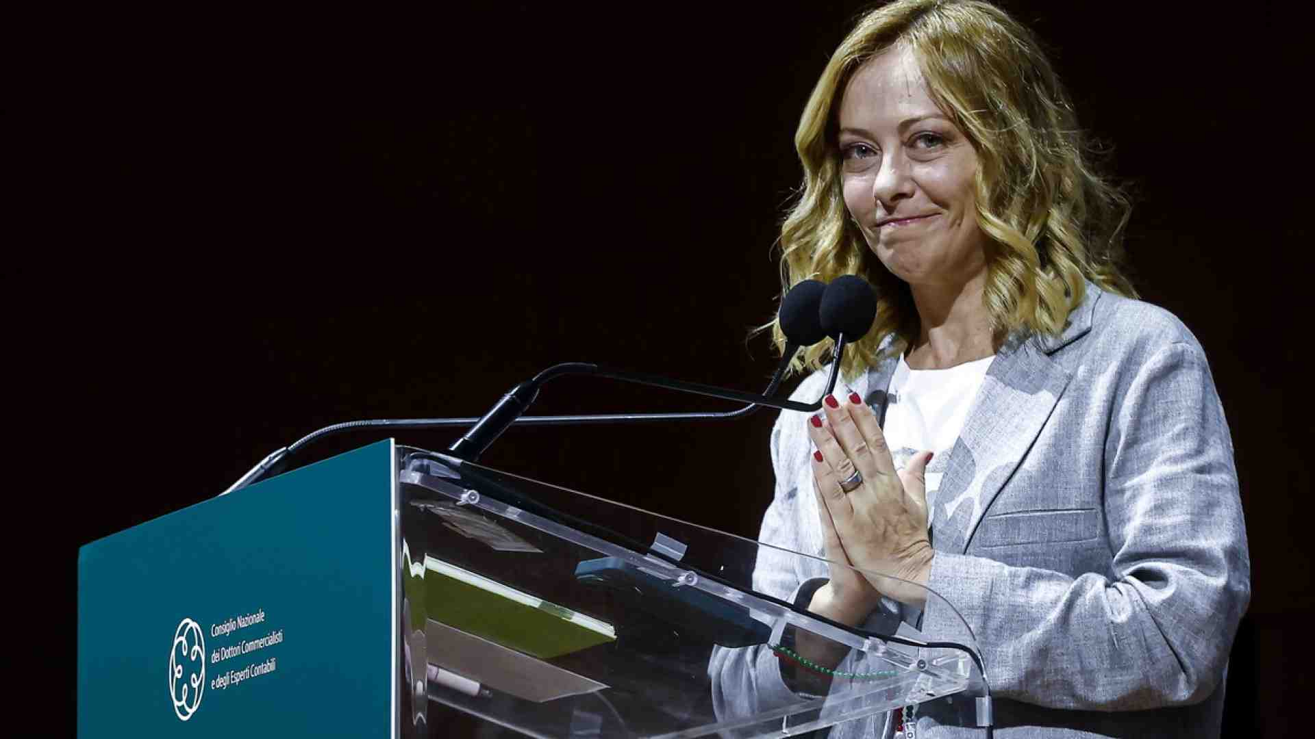 Meloni: “Il governo ha raggiunto i risultati migliori nella storia all'evasione”