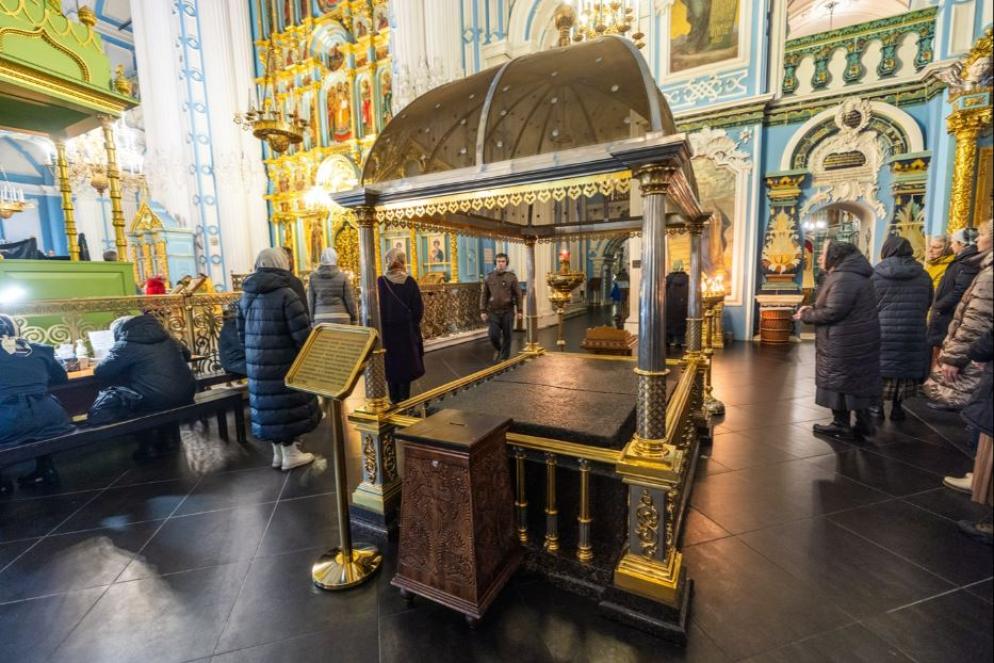 La replica della pietra della deposizione