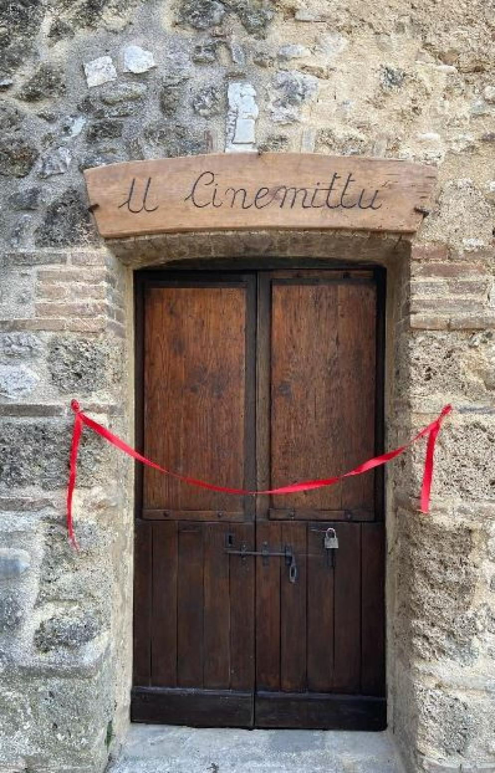 L'inaugurazione di U Cinemittu a Longone Sabino