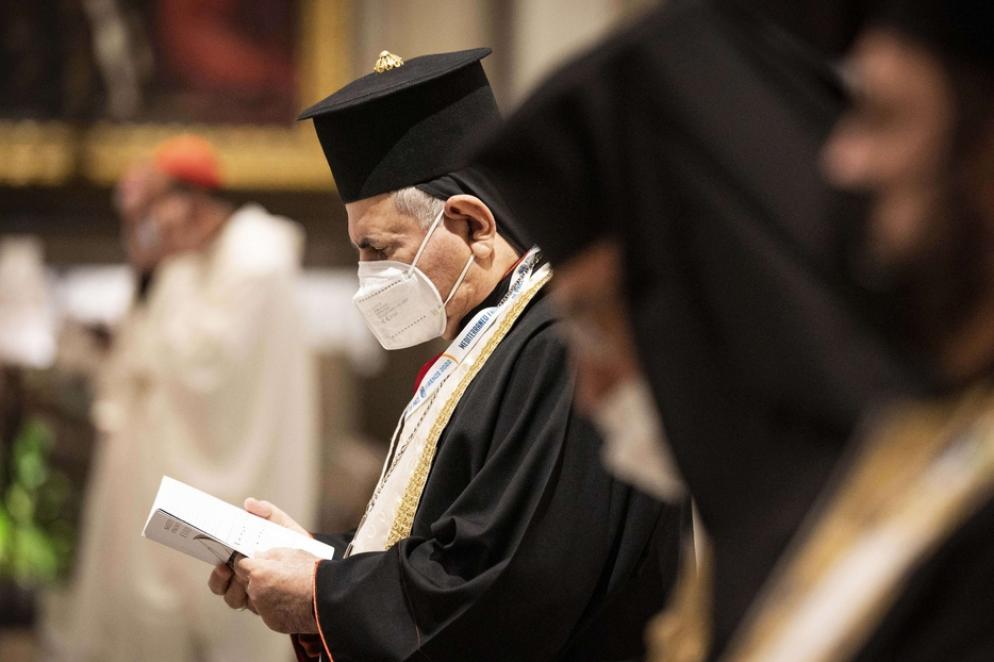 I vescovi del Mediterraneo all'Incontro per la pace in corso a Firenze - © Siciliani-Gennari/CEI