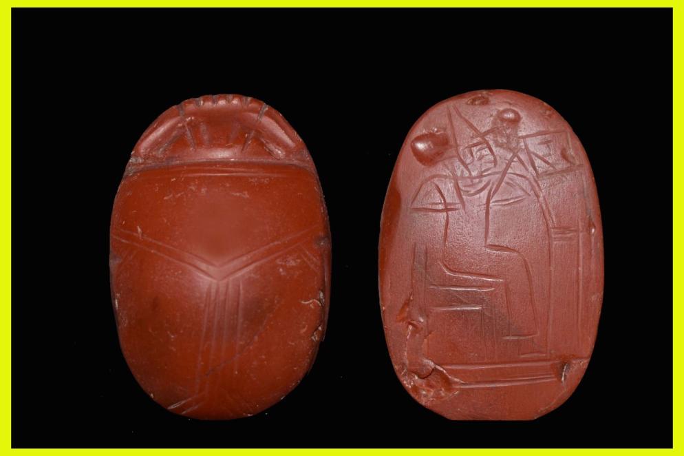 Sigillo a forma di scarabeo - Supremo Consiglio per le Antichità egiziano