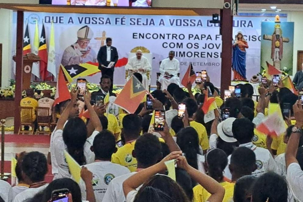 L'incontro del Papa con i giovani a Dili (Timor Est) - PoolAigav