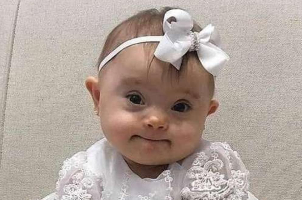 Emersyn il giorno del Battesimo