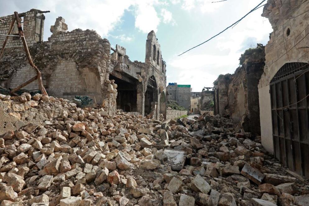Aleppo dopo il terremoto - Ansa