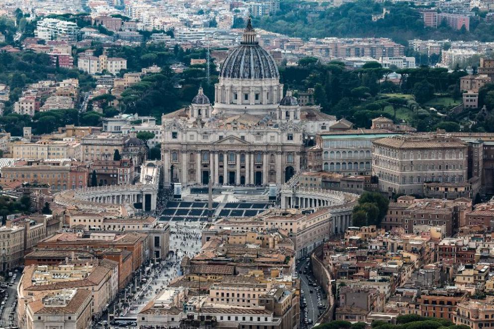 Il punto di approdo della Romea Strata è la Basilica di San Pietro a Roma - © Ansa