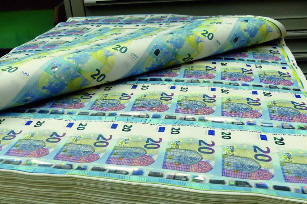 Banconote da 20 fresche di stampa - Ecb