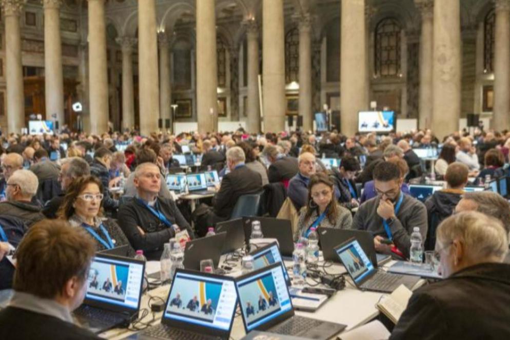 I lavori della prima Assemblea sinodale nella Basilica di San Paolo fuori le Mura a Roma - Siciliani