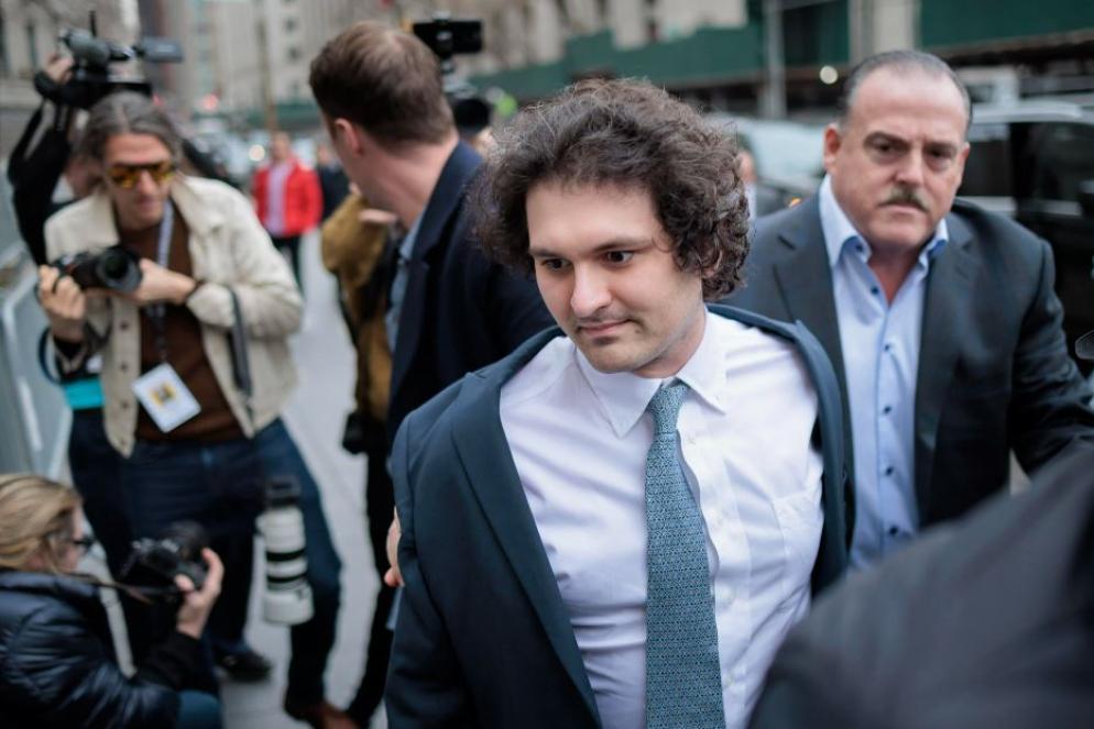 Samuel Bankman-Fried arriva alla Corte di New York per l'udienza del 16 febbraio - Ansa