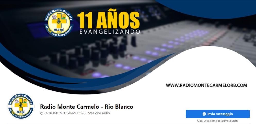 Radio Monte Carmelo, una delle radio che Managua vuole chiudere - Dal sito della radio