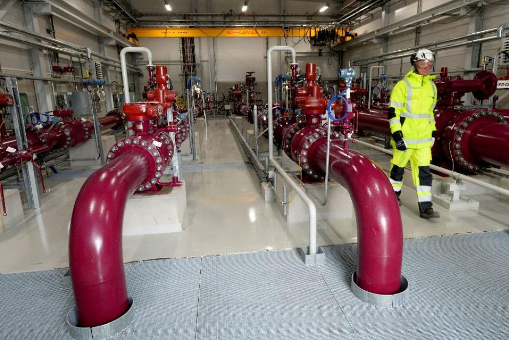 Gli impianti di terra del gasdotto Balticconnector a Inkoo, in Finlandia - Reuters