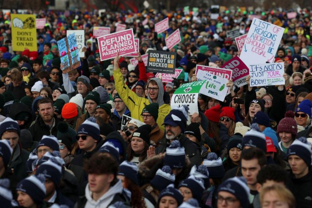 La folla alla Marcia di Washington