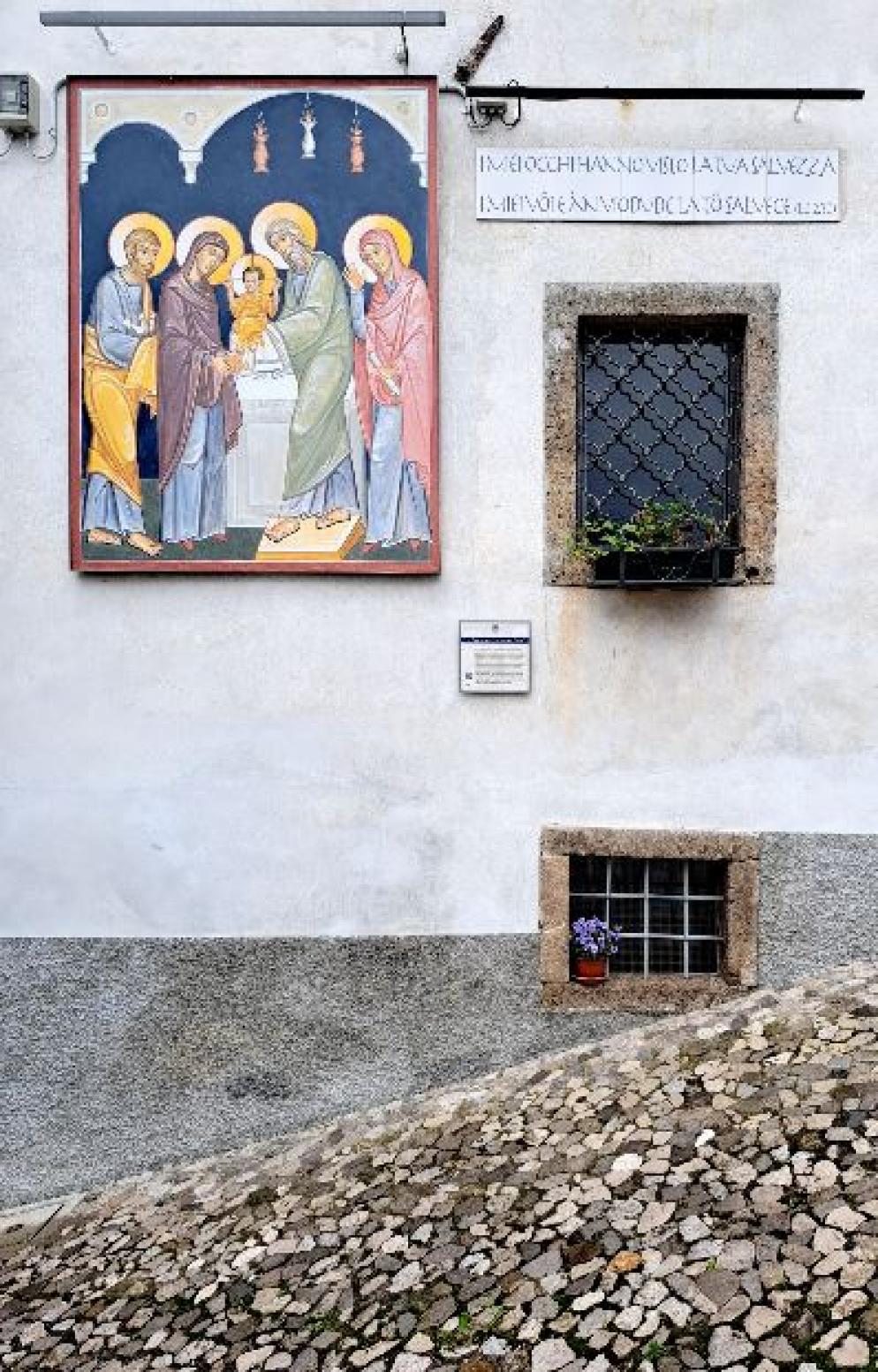 Cercivento, un'immagine del progetto “Una Bibbia a cielo aperto”: - G.Matarazzo