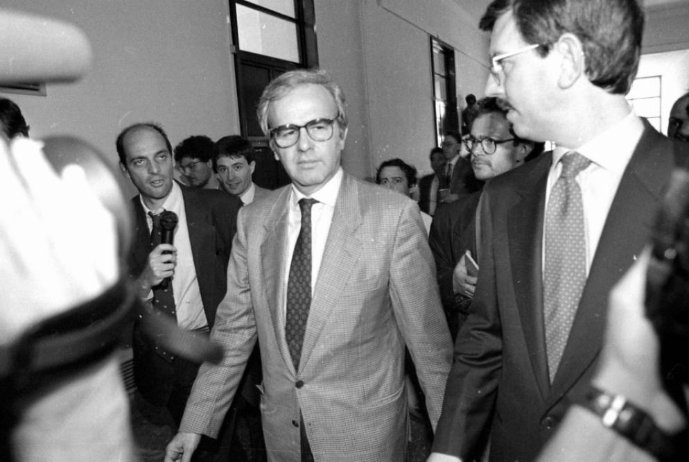 L'allora presidente del Pio Albergo Trivulzio Mario Chiesa - Archivio Fotogramma